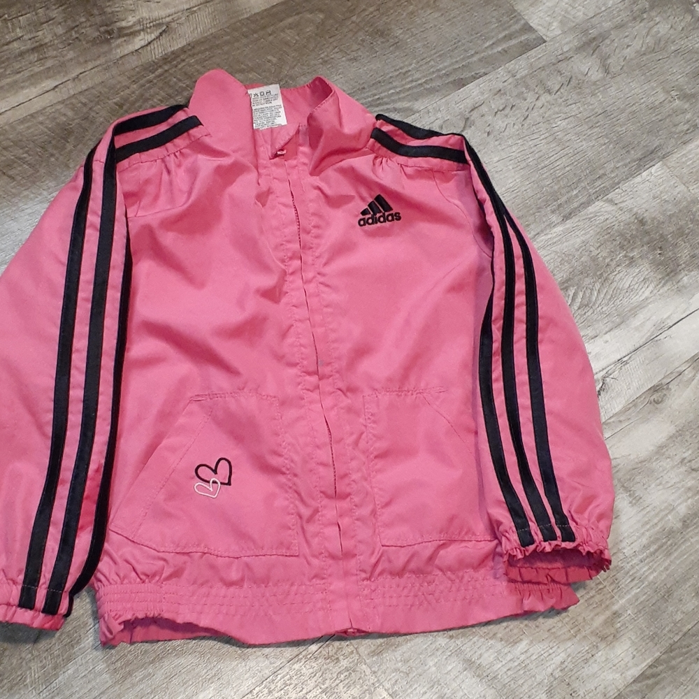 Girls Adidas windbraker jacket